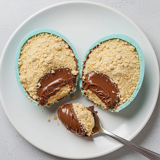 Ovo Recheado de Ninho com Nutella - Receita com 90% de lucro